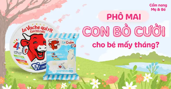 Phô Mai Con Bò Cười: Bé Bao Nhiêu Tuổi Ăn Được An Toàn & Lợi Ích?