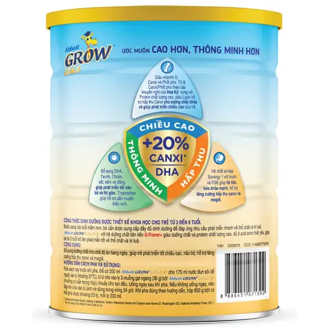 Sữa Abbott Grow Gold 3 Hương Vani 900g: Hướng Dẫn Chọn Sữa Và Đánh Giá Chi Tiết Cho Bé 3-6 Tuổi