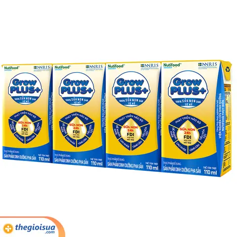 Sữa Grow Plus Pha Sẵn Nutifood: Đánh Giá Chi Tiết, Các Loại & Lợi Ích Cho Bé