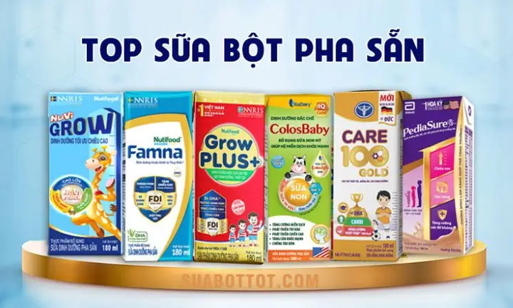 So Sánh Các Loại Sữa Bột Pha Sẵn Tốt Nhất Cho Bé: Tư Vấn Chọn Sản Phẩm Phù Hợp