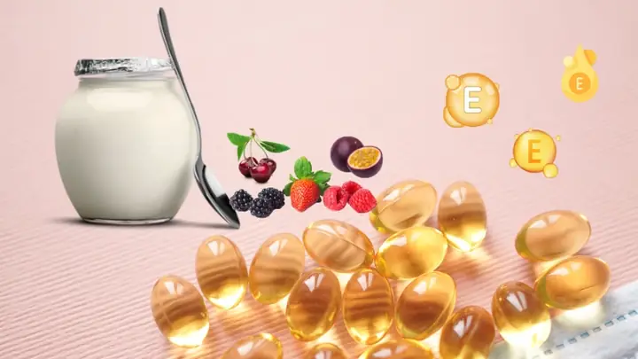 Sữa Chua Không Đường Kết Hợp Vitamin E: Bí Quyết Dưỡng Da & Tăng Cường Sức Khỏe Toàn Diện