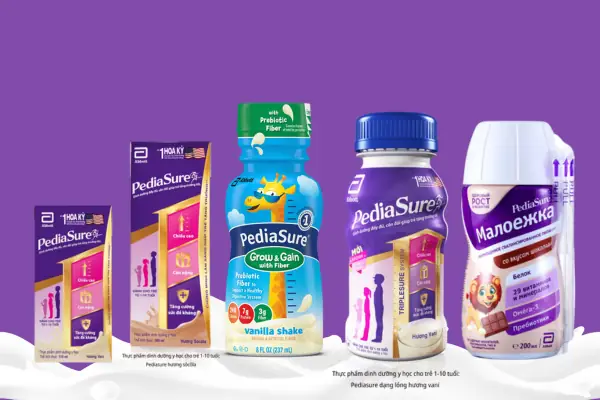 Sữa Pediasure Cho Bé Trên 1 Tuổi: Tăng Cân, Tăng Chiều Cao, Kích Thích Ăn Ngon Toàn Diện