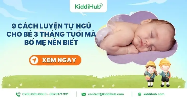 Bí Quyết Rèn Bé 3 Tháng Tự Ngủ Ngoan Chỉ Sau Vài Bước Đơn Giản