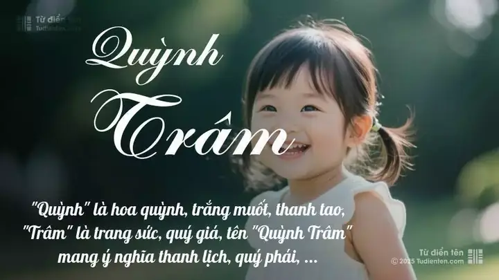 Ý Nghĩa Tên Quỳnh Trâm: Khám Phá Vẻ Đẹp Thanh Khiết Và Sang Trọng