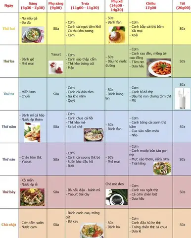 Thực Đơn Cho Bé 2-3 Tuổi: Đủ Chất, Ngon Miệng, Bé Ăn Ngoan Tăng Cân Đều Thực Đơn Cho Bé 2-3 Tuổi: Đủ Chất, Ngon Miệng, Bé Ăn Ngoan Tăng Cân Đều