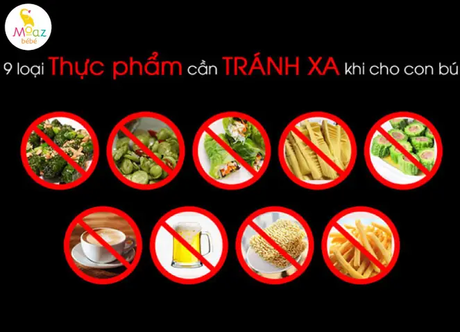 Thực Phẩm Gây Mất Sữa Bà Đẻ: Danh Sách Kiêng Kỵ & Lời Khuyên Từ Chuyên Gia
