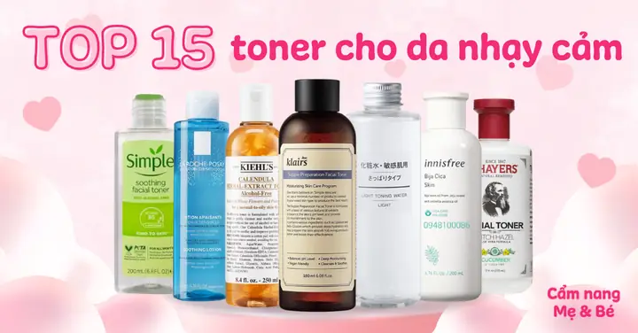 Toner Trị Thâm Mụn An Toàn Cho Da Nhạy Cảm, Giúp Da Sáng Mịn Tự Nhiên