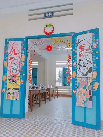15+ Ý Tưởng Trang Trí Tết Lớp Học Mầm Non Đẹp, Sáng Tạo Dễ Làm