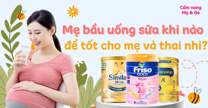 Khi Nào Nên Uống Sữa Bầu Tốt Nhất Cho Mẹ Và Thai Nhi?
