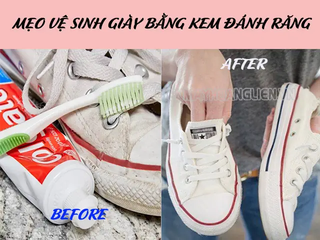 Vệ Sinh Giày Trắng Bằng Kem Đánh Răng: Bí Quyết Sạch Bong Như Mới Tại Nhà Vệ Sinh Giày Trắng Bằng Kem Đánh Răng: Bí Quyết Sạch Bong Như Mới Tại Nhà