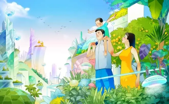 Vẽ Tranh Thành Phố Xanh Tươi: Ý Tưởng Sáng Tạo & Hướng Dẫn Chi Tiết