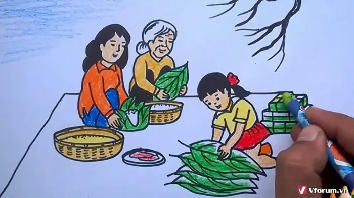 Vẽ Tranh Lễ Hội Ngày Tết Quê Em: Ý Tưởng & Hướng Dẫn Chi Tiết Cho Bé Và Gia Đình