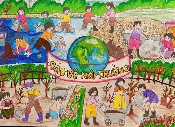Tranh Cổ Động Bảo Vệ Môi Trường Cho Học Sinh: Ý Tưởng Độc Đáo & Hướng Dẫn Chi Tiết